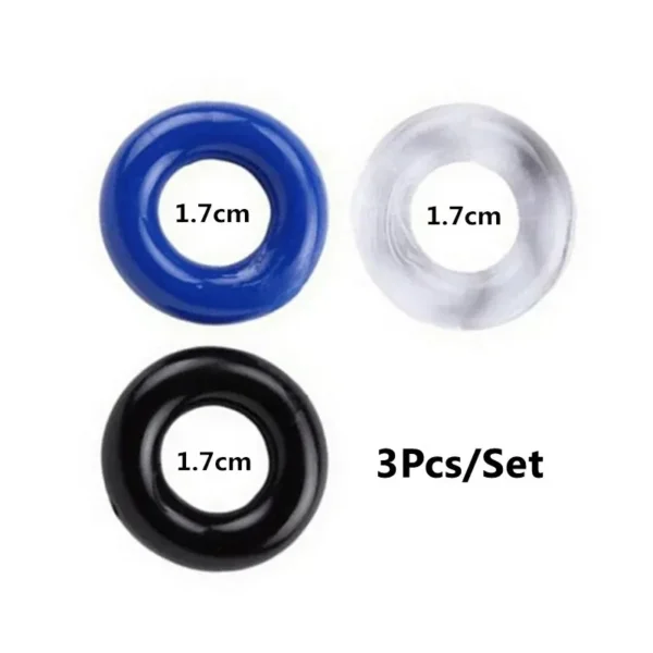 anillos pene silicona médica reutilizables