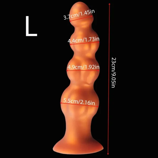 bisuteria anal silicona médica suave