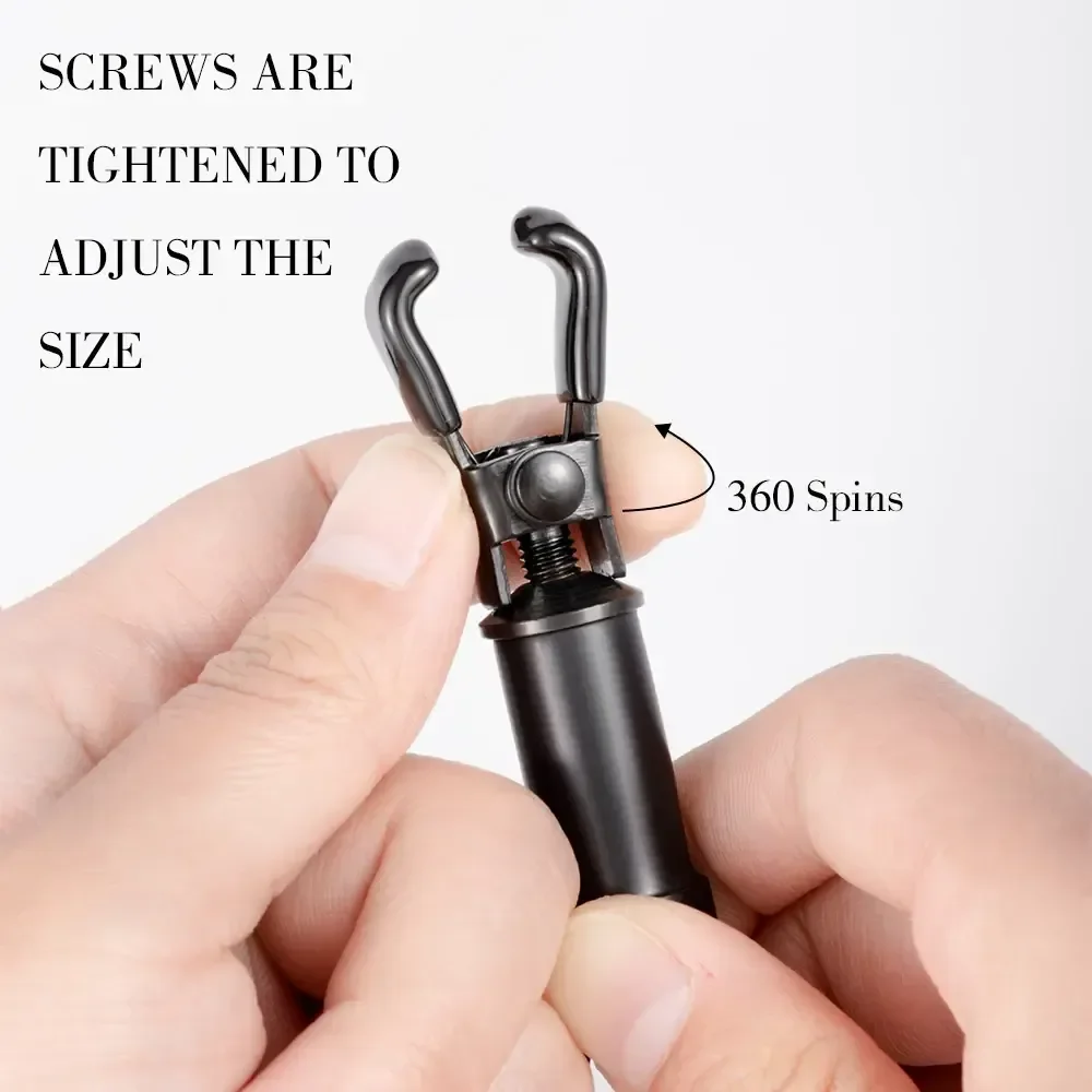 body clamps negros con tornillo ajustable