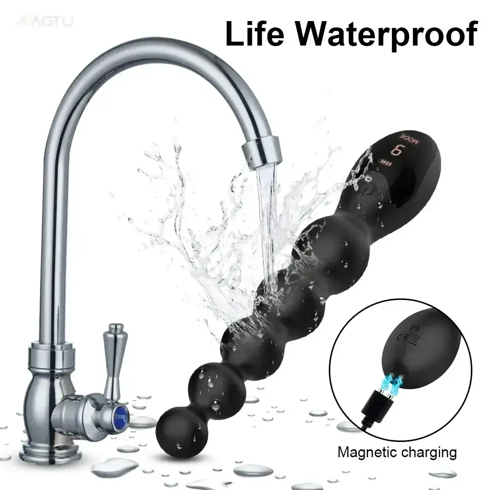 bolas anales ergonómicas con vibración potente