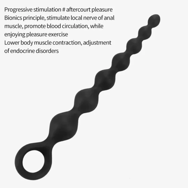bolas anales silicona médica tamaño variable