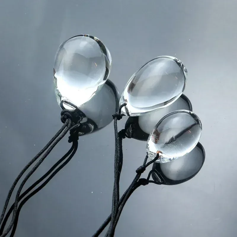 bolas anales vidrio transparente placer