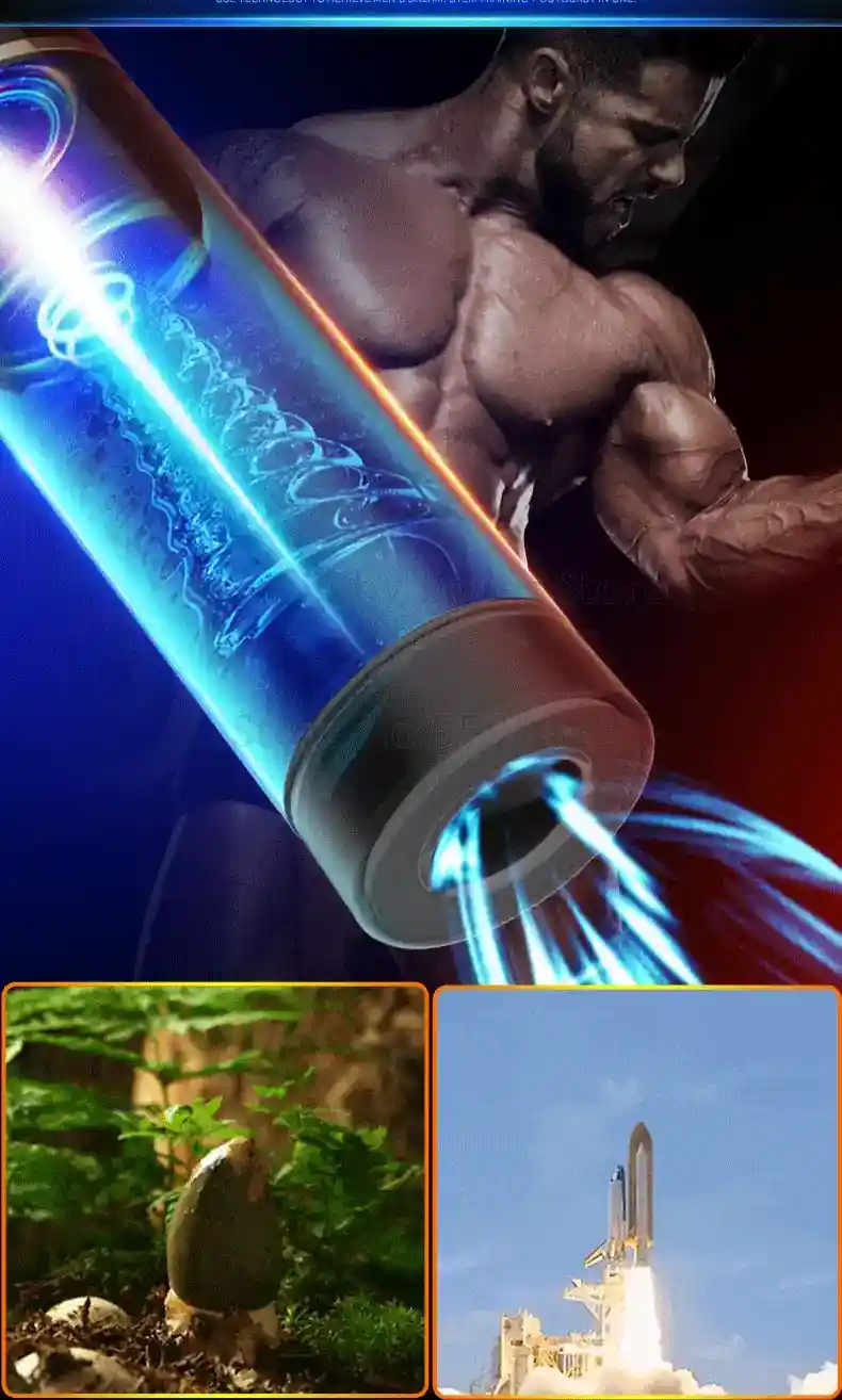 bomba de agua para pene recargable