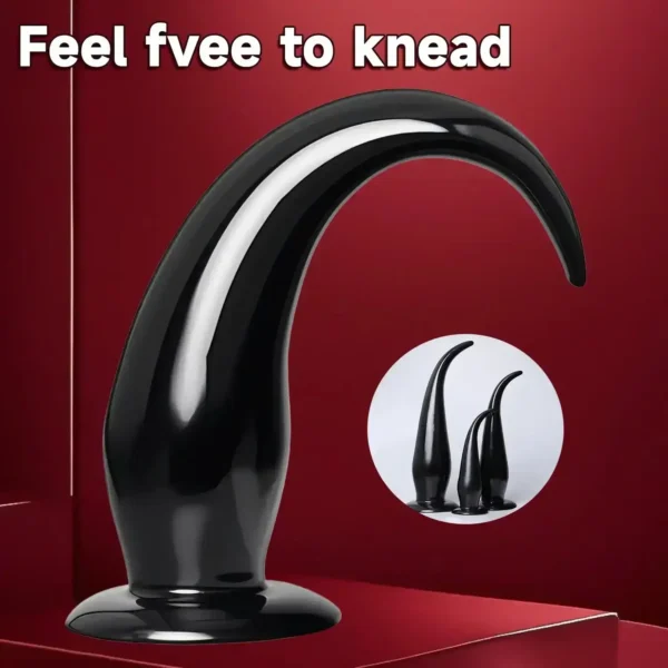 butt plug anal texturizado flexible
