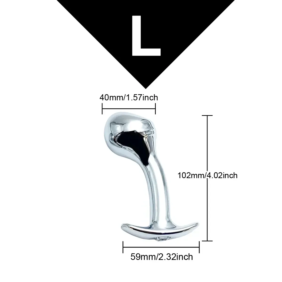 butt plug metal diseno ancla