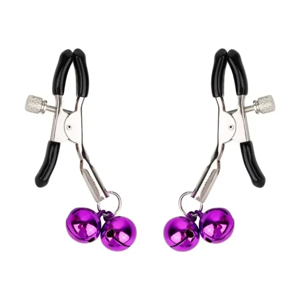 cascabeles collar bdsm metálico plateado