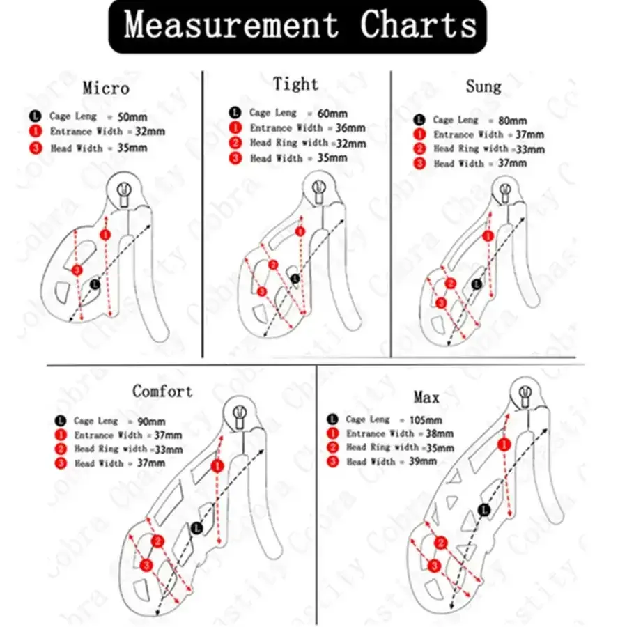 castidad masculina resina forma cobra