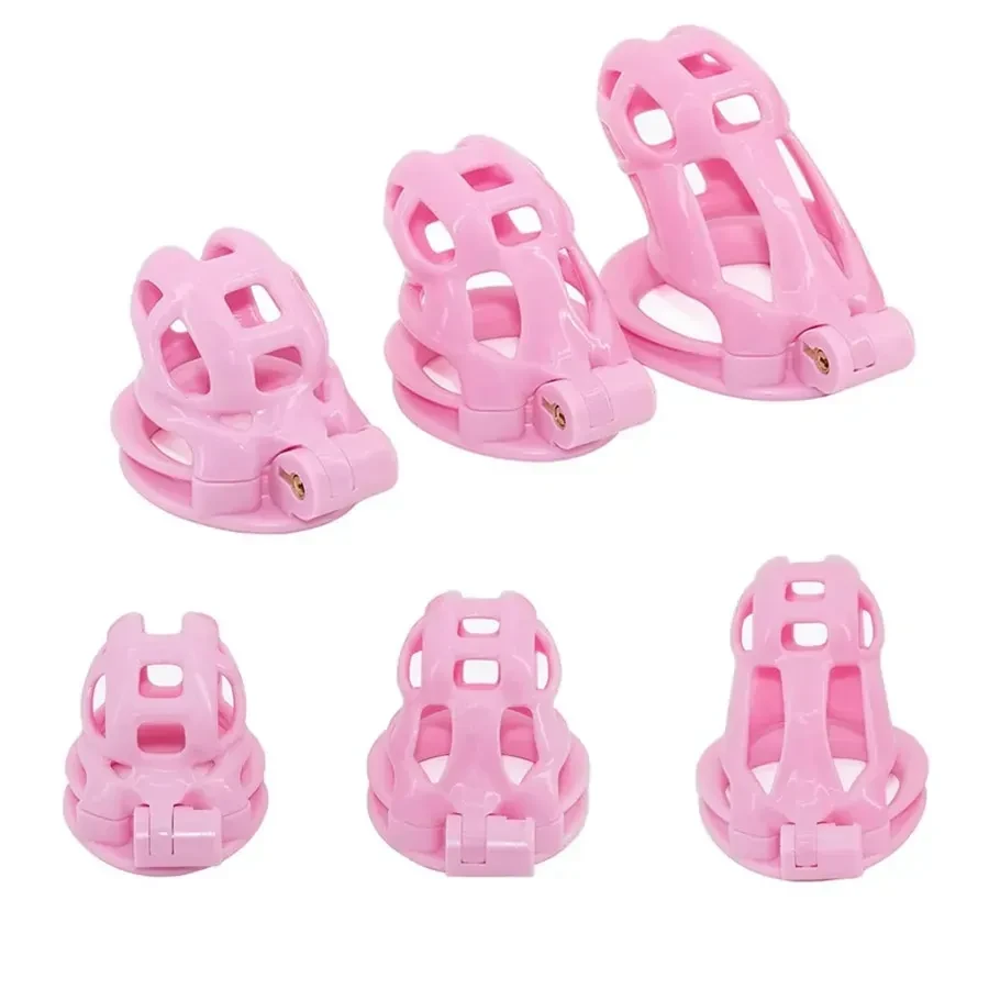 chastity cage resina negra con uretra