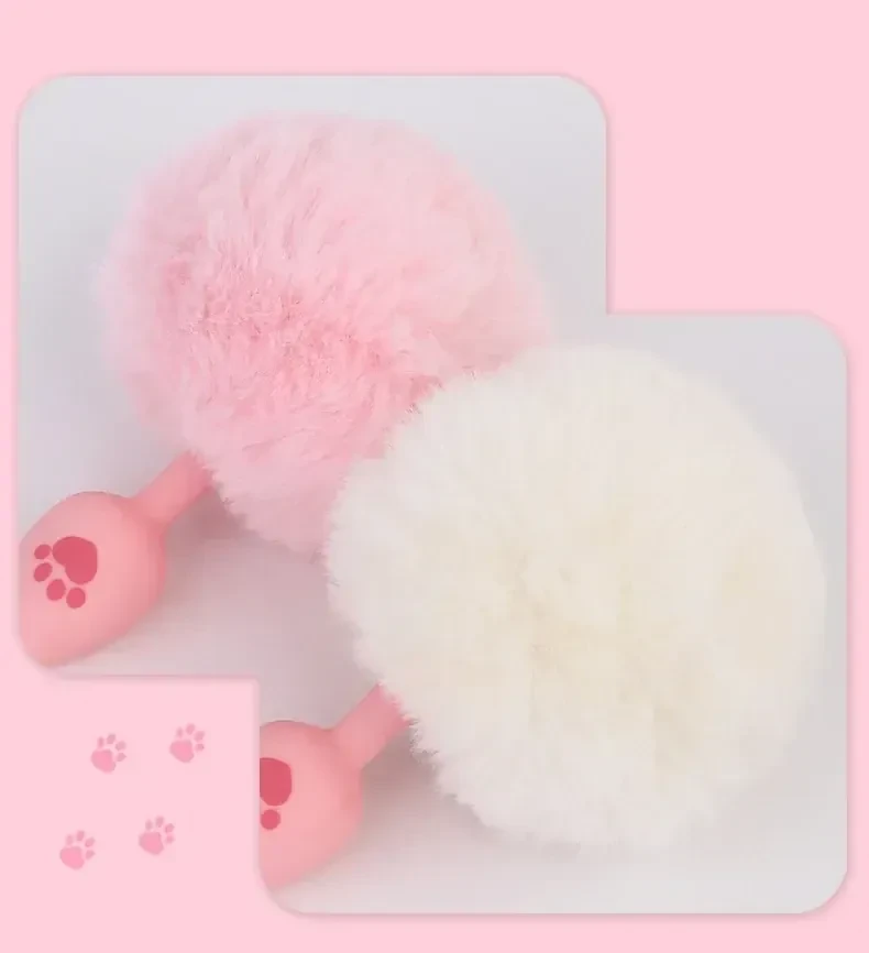 cola de zorro anal silicona medica