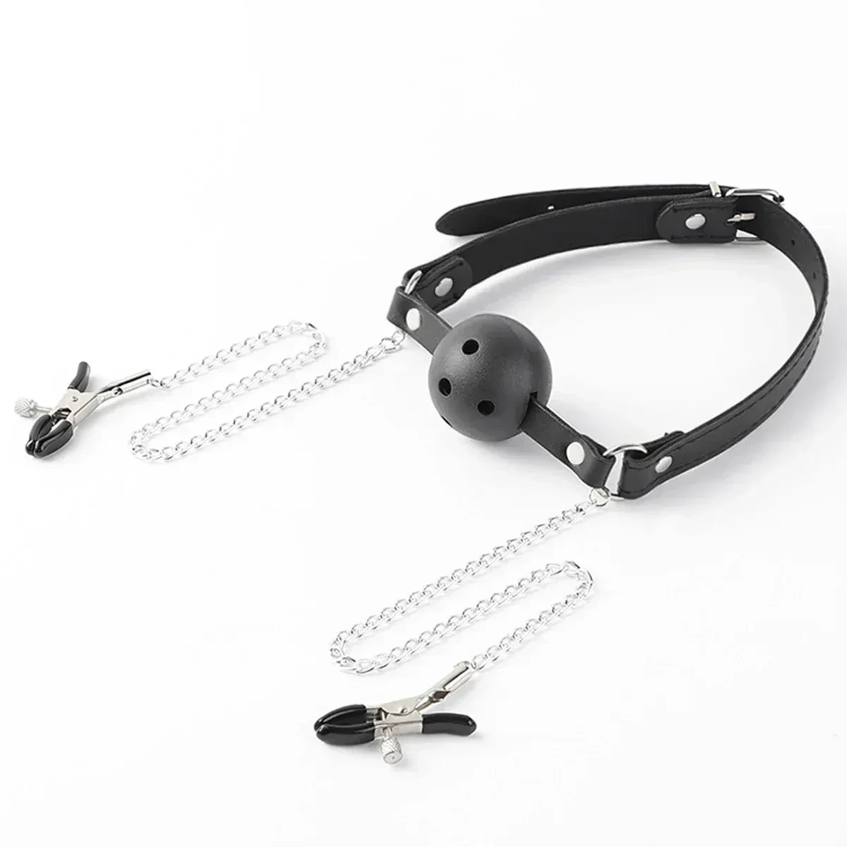 collarin ajustable cuero con hebillas