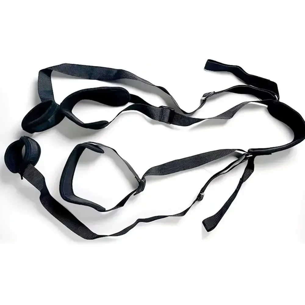 collarin bdsm acolchado negro ajustable