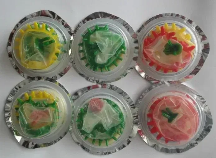 condones texturizados para mujer hombre