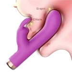 conejo vibrador silicona médica usb