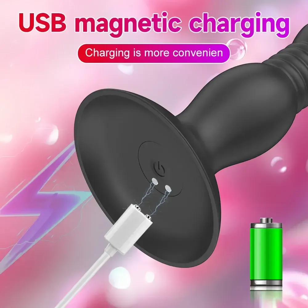 consolador anal con movimiento