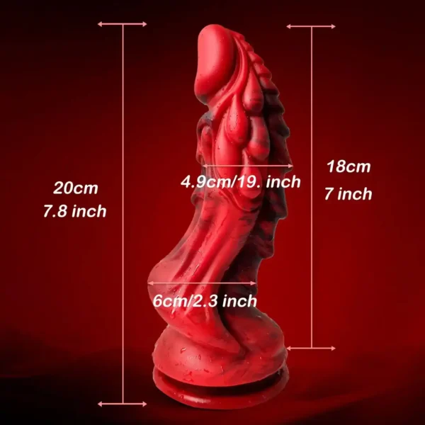 consolador anal diseño animal con ventosa