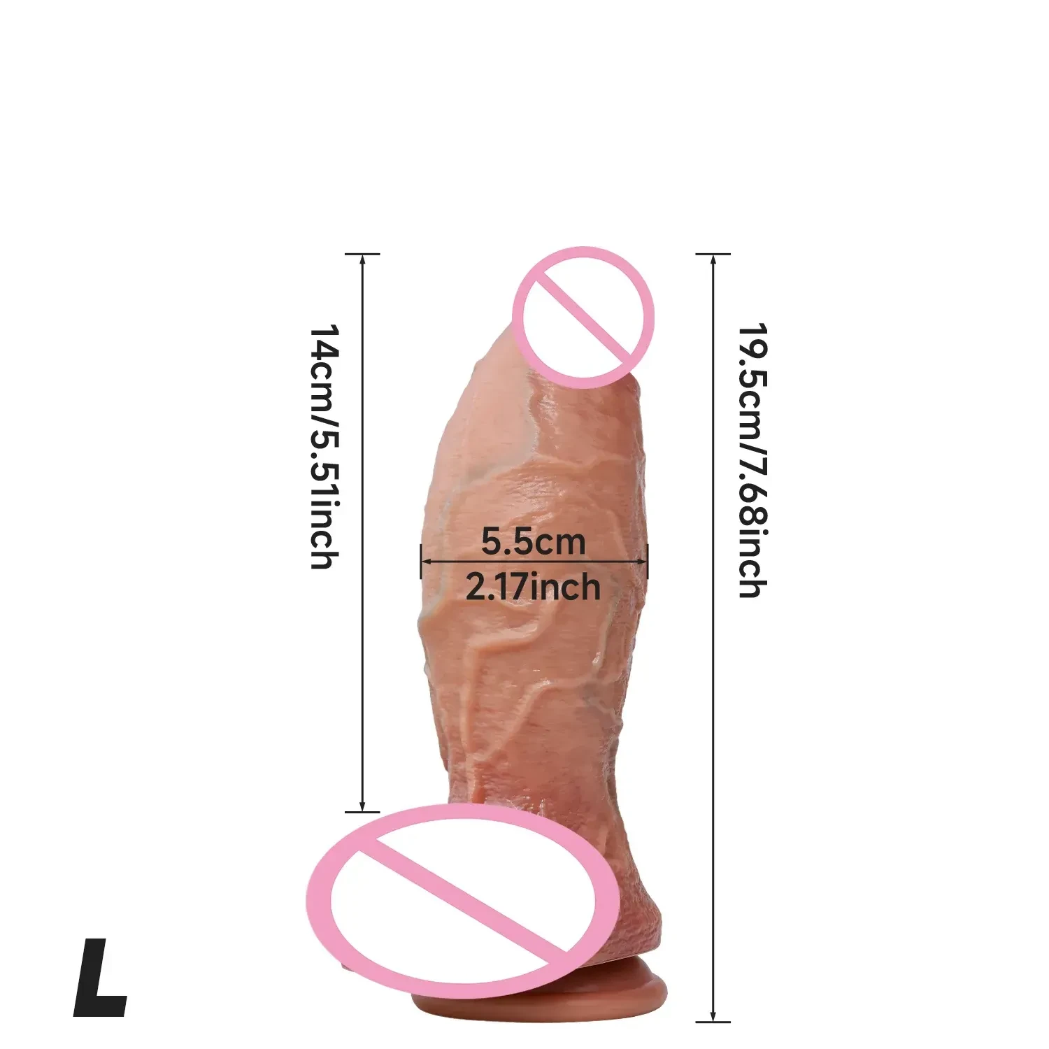 consolador anal realista tamano grande