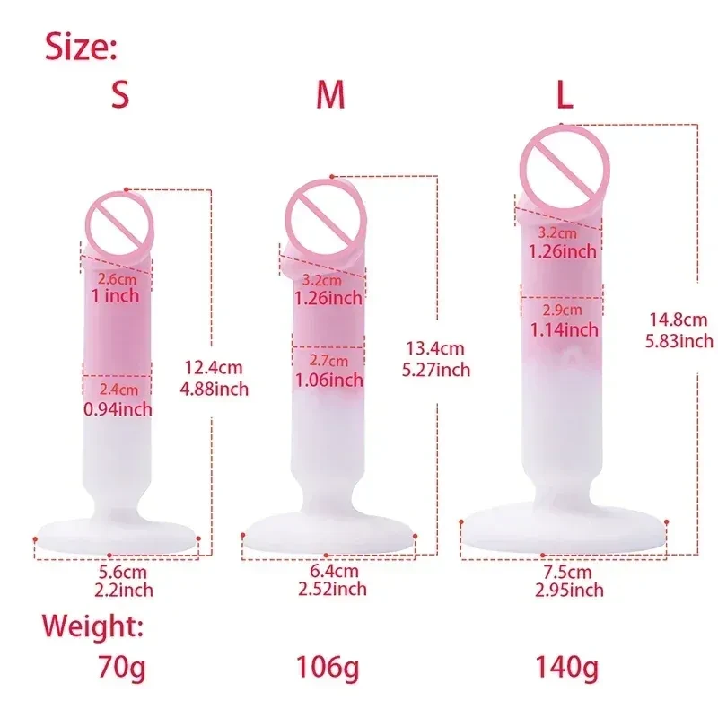 consolador anal silicona con ventosa fuerte