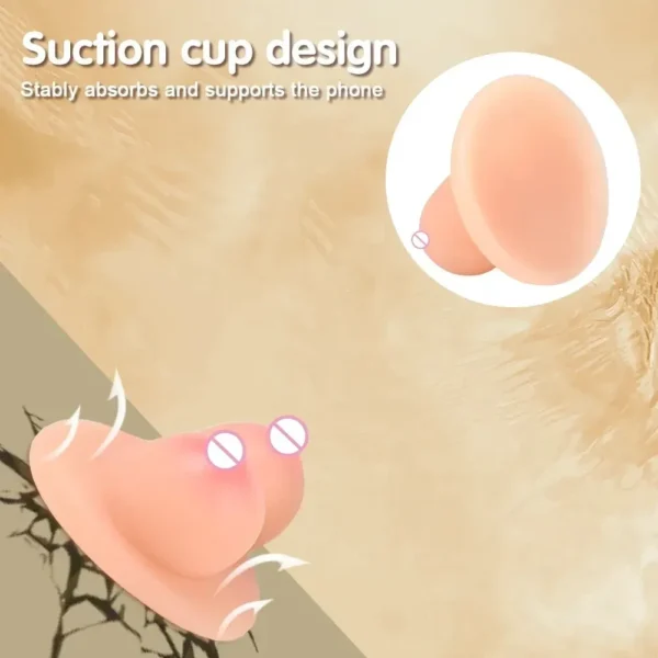 consolador con forma de pene para móvil