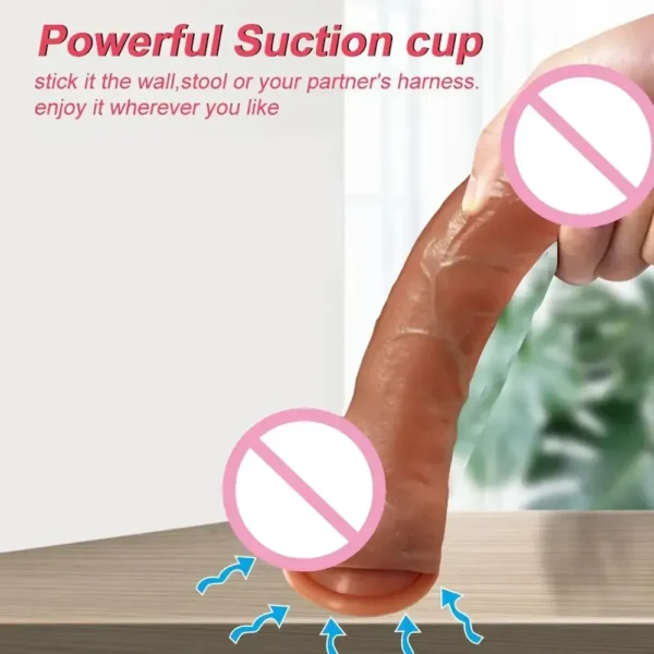 consolador con movimiento para punto g