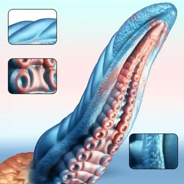 consolador con tentáculos silicona médica
