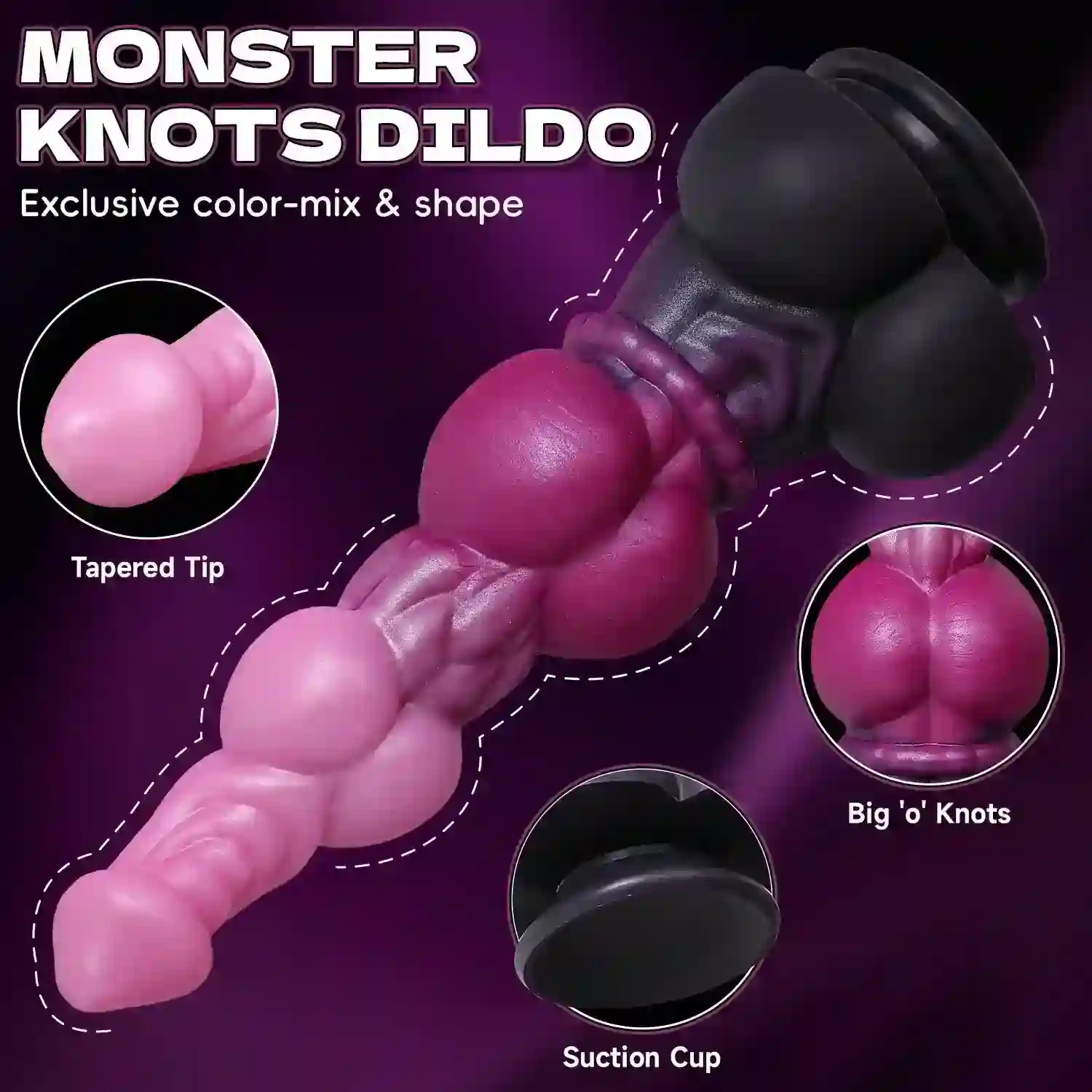 consolador con ventosa realista grande 1