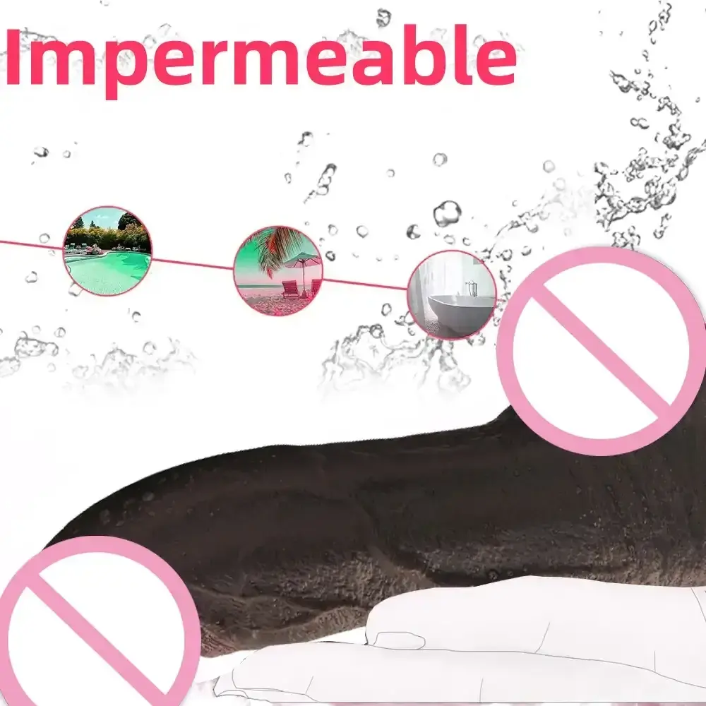 consolador de silicona con cabeza solida