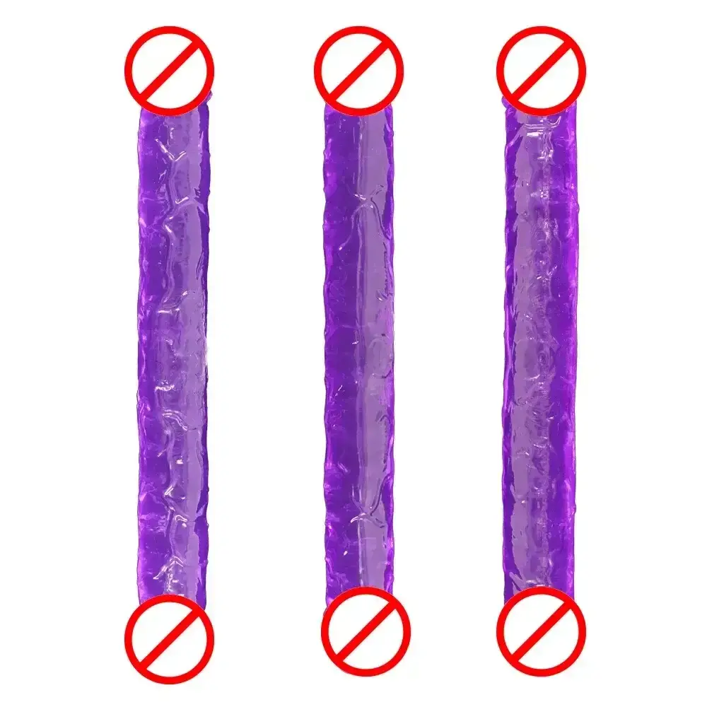 consolador doble de tpe realista