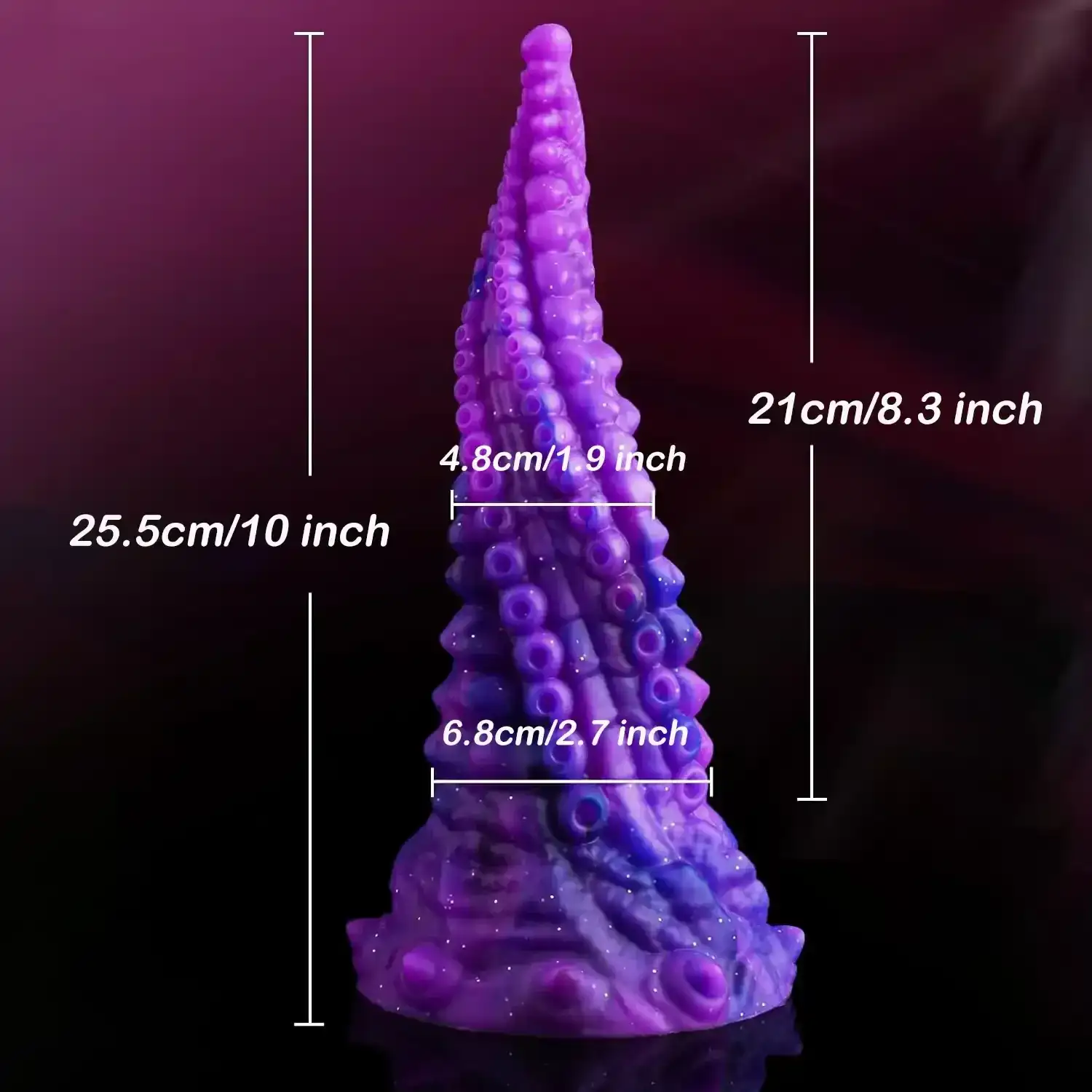 consolador forma de pulpo silicona