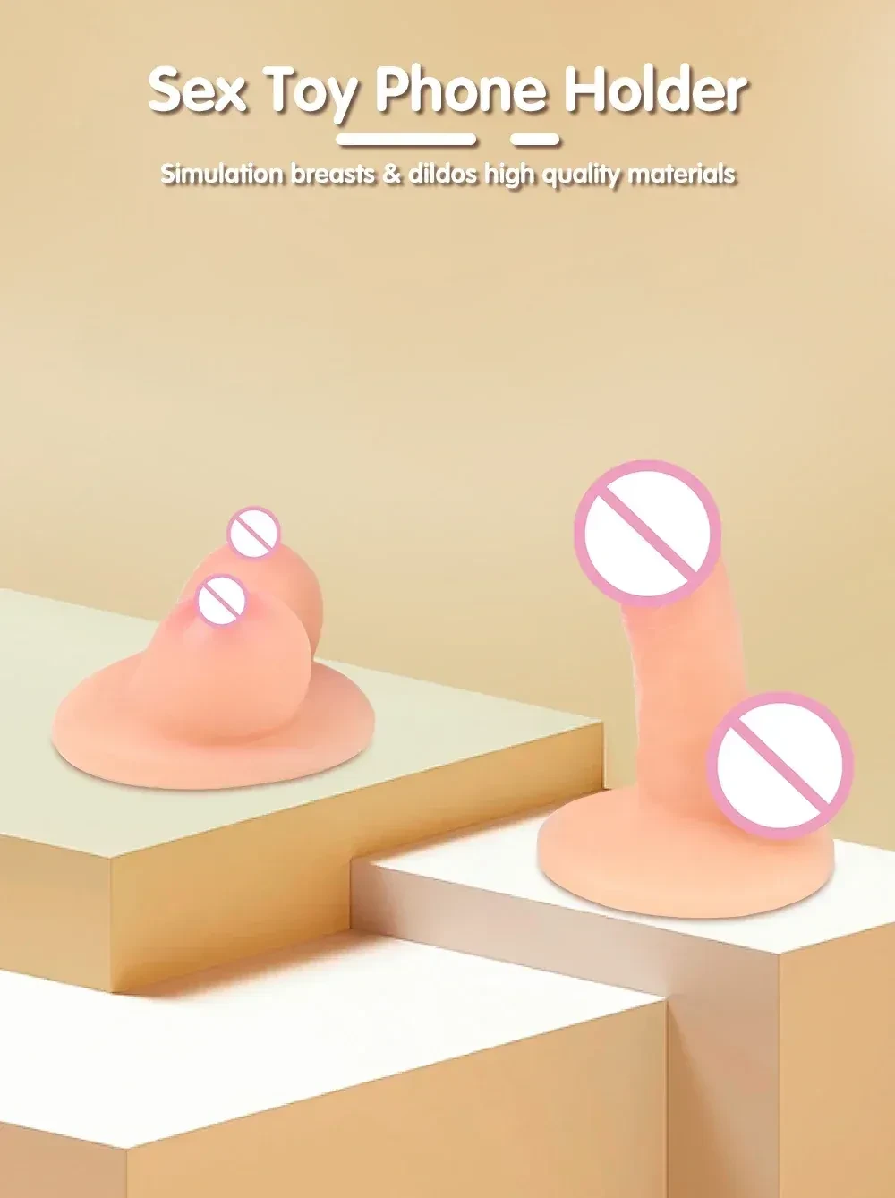 consolador plastico con base de succion