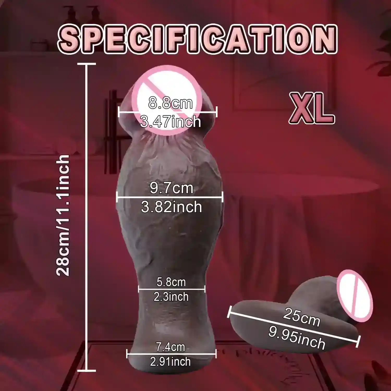 consolador prostatico ergonomico de silicona