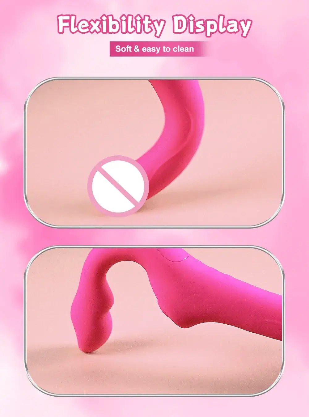 consolador punto g femenino ergonomico