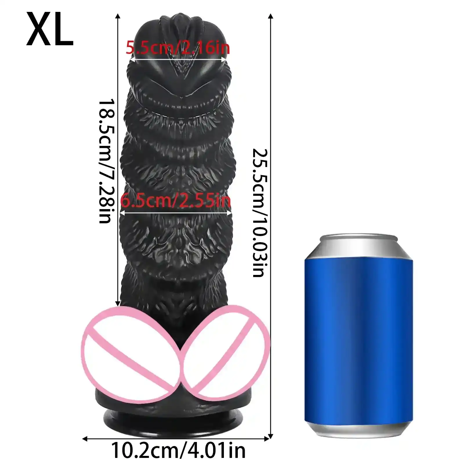 consolador realista con eje flexible