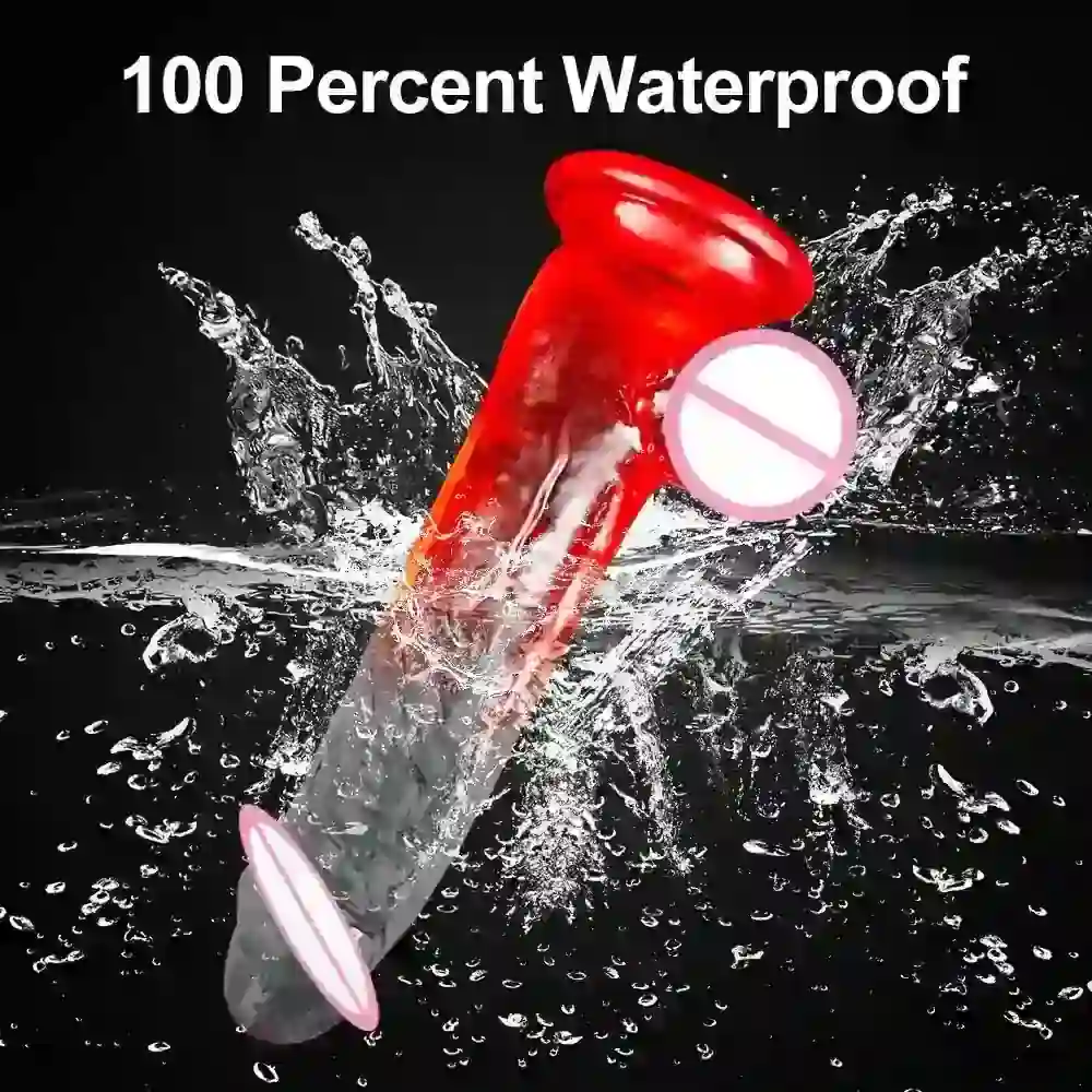 consolador realista con ventosa para masturbación