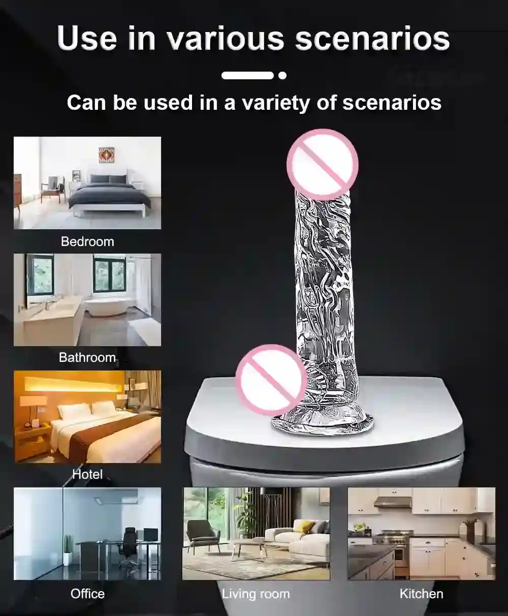 consolador realista con ventosa potente 1