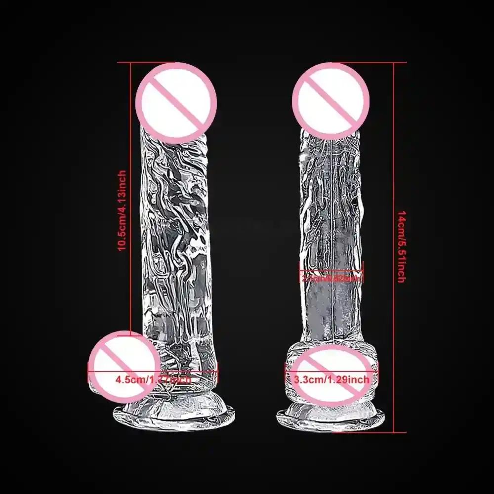 consolador realista de silicona médica suave