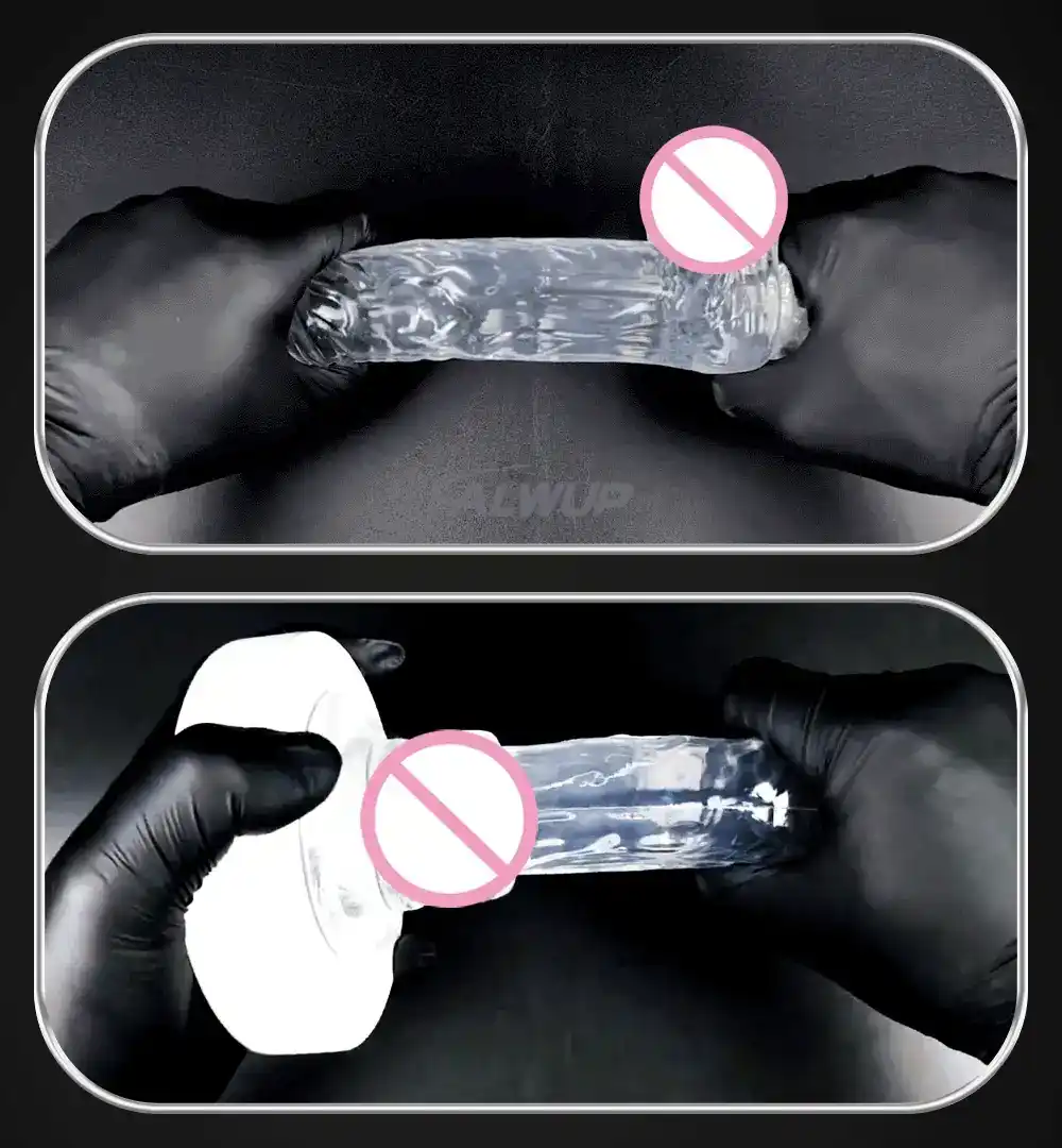 consolador realista impermeable con ventosa