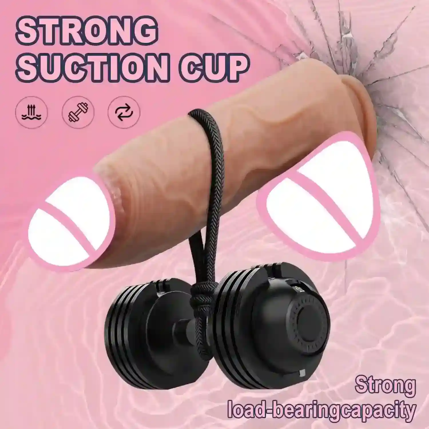 consolador realista para juego anal