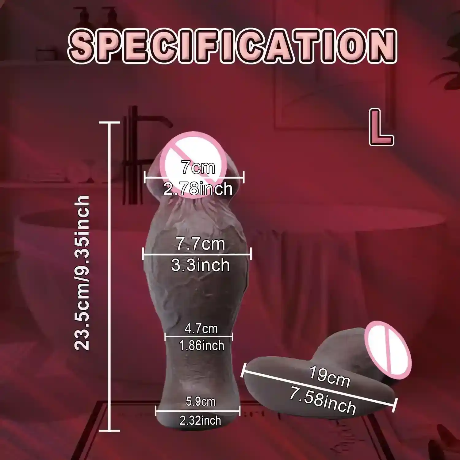 consolador realista para masaje de prostata