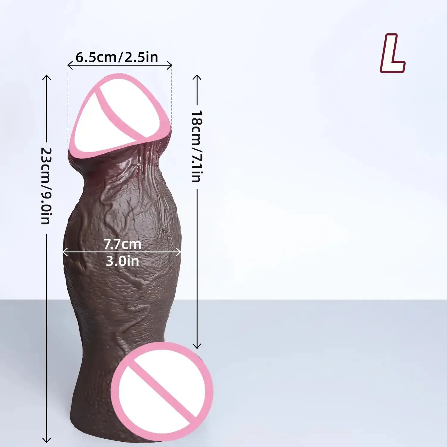 consolador realista silicona color carne