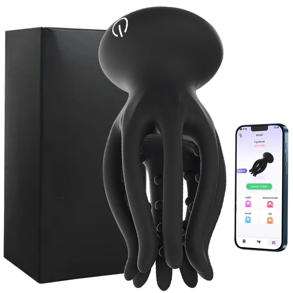 consolador realista tentáculo con detalles