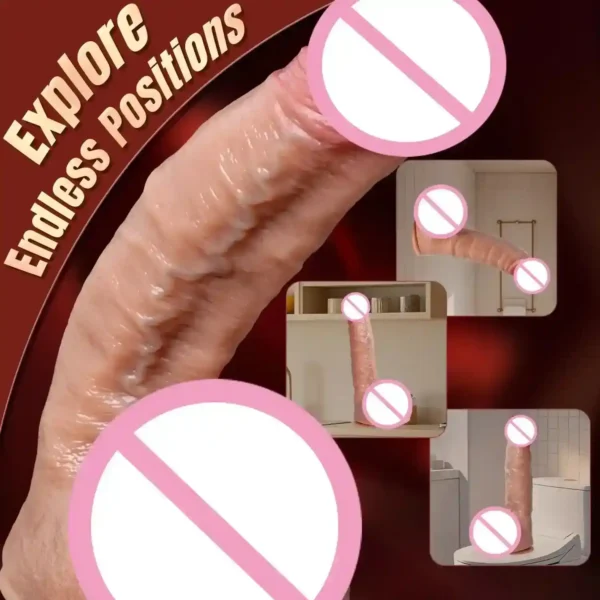 consolador silicona compatible con arnés