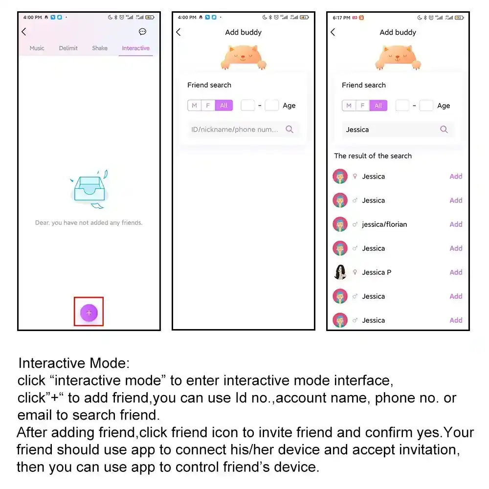 control remoto para placer a distancia