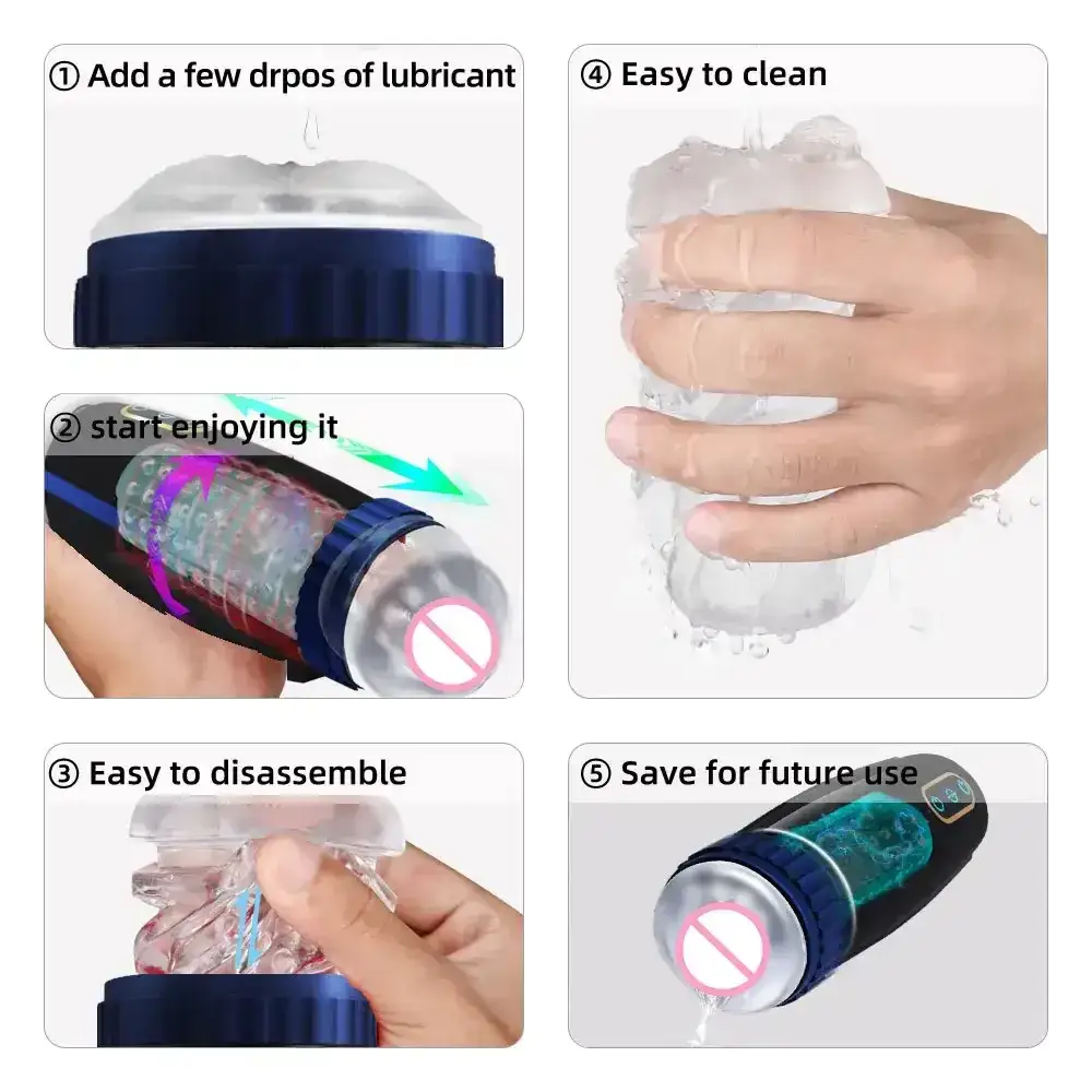 copa de masturbacion abs con 7 modos