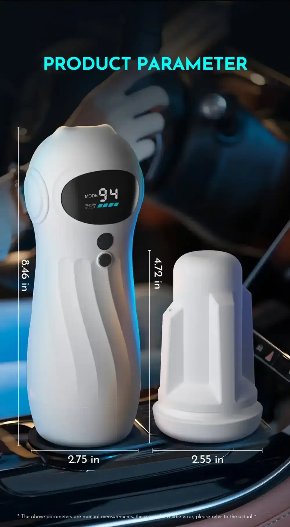 copa masturbatoria electrica con vibracion