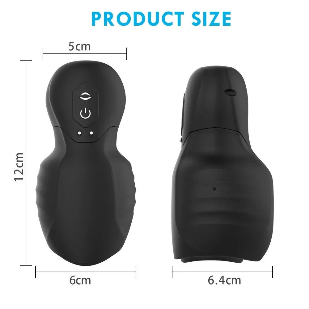 copa masturbatoria negra de silicona abs