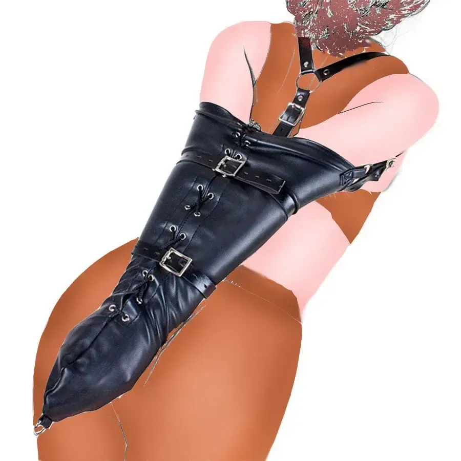 correas de sujecion de cuero sintetico bdsm