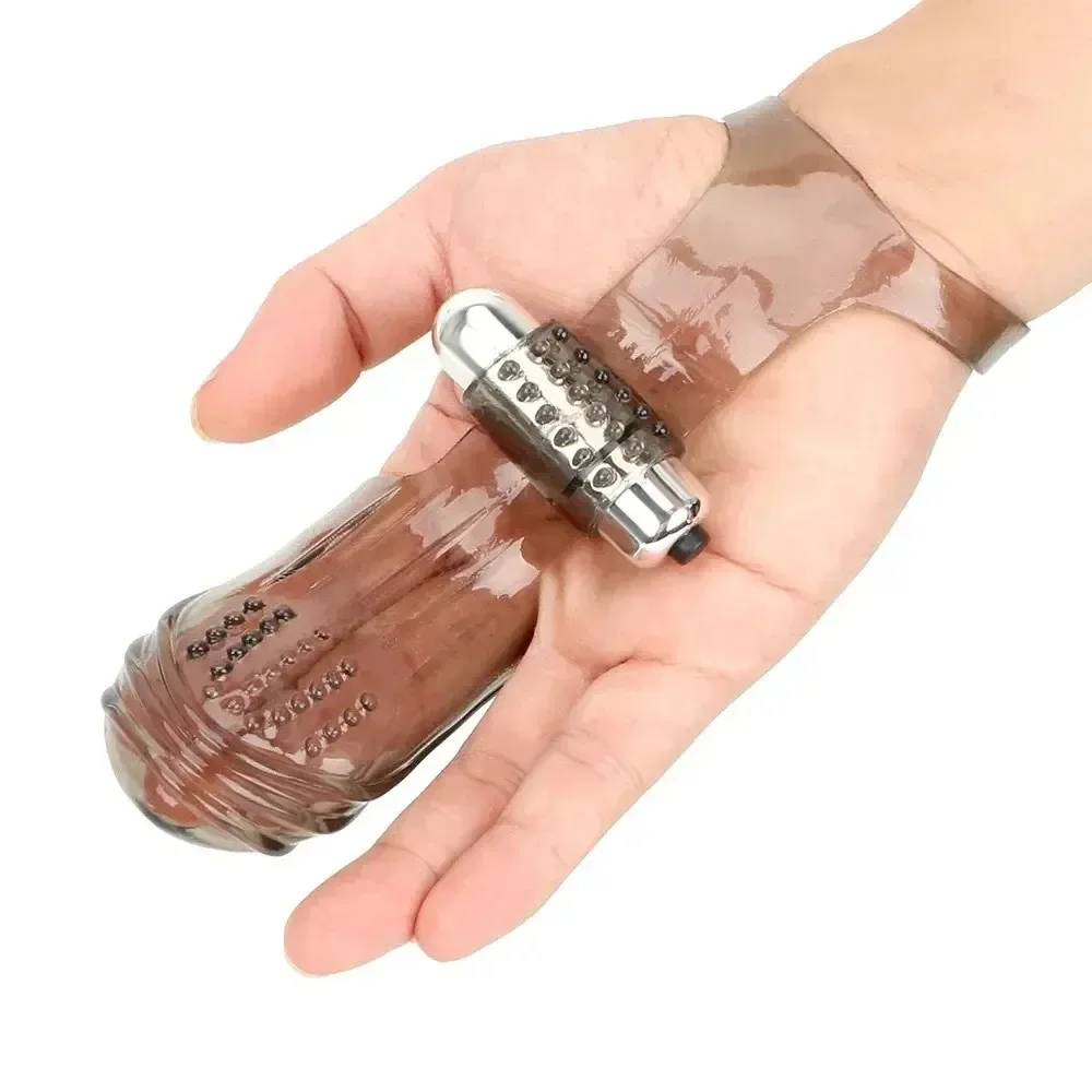 dedo vibrador tpe para mujer