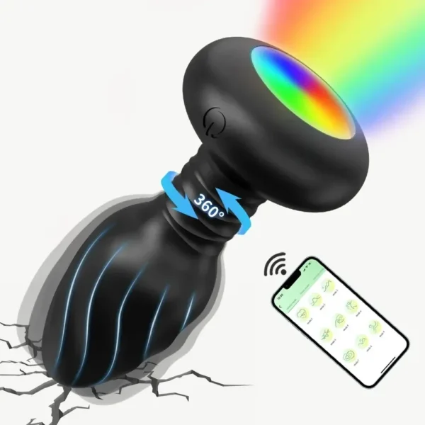 dilatador anal con vibración y rotación