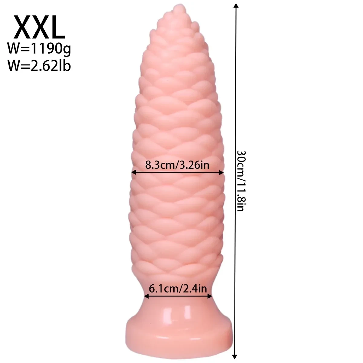 dilatador anal goma con ventosa