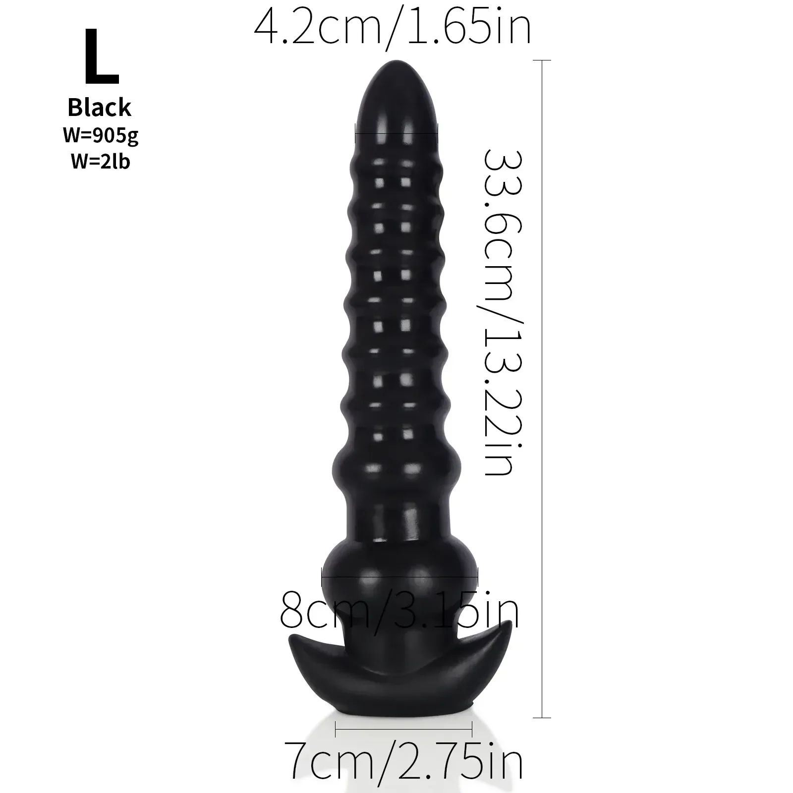 dilatador anal grande silicona dorada